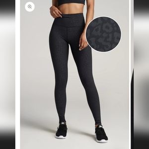 American Tall Black Cheetah Leggings